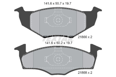 Pastiglie freno TEXTAR 2186603