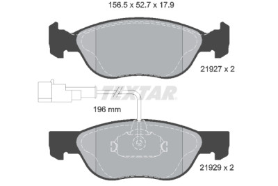 Pastiglie freno TEXTAR 2192901