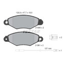 Pastiglie freno TEXTAR 2198003