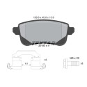 Pastiglie freno TEXTAR 2210301