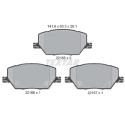 Pastiglie freno TEXTAR 2216501