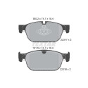 Pastiglie freno TEXTAR 2231701