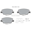 Pastiglie freno TEXTAR 2239701