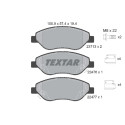 Pastiglie freno TEXTAR 2247601