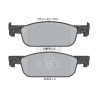 Pastiglie freno TEXTAR 2252501