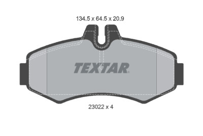 Pastiglie freno TEXTAR 23022 01