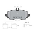 Pastiglie freno TEXTAR 2307003
