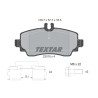 Pastiglie freno TEXTAR 2307003