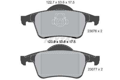 Pastiglie freno TEXTAR 2307602
