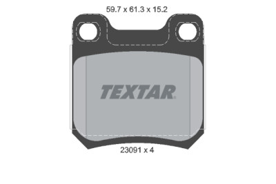 Pastiglie freno TEXTAR 2309102