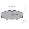 Pastiglie freno TEXTAR 2309902