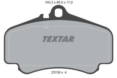 Pastiglie freno TEXTAR 23139 01