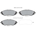 Pastiglie freno TEXTAR 23234 01