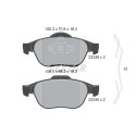 Pastiglie freno TEXTAR 2324802