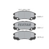 Pastiglie freno TEXTAR 23250 01