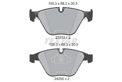 Pastiglie freno TEXTAR 23313 01