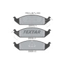 Pastiglie freno TEXTAR 23318 01