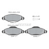 Pastiglie freno TEXTAR 23340 01