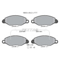 Pastiglie freno TEXTAR 23435 01