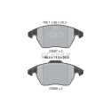 Pastiglie freno TEXTAR 2358704