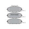 Pastiglie freno TEXTAR 23611 01