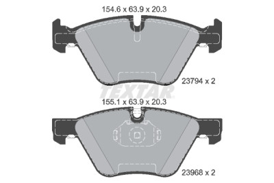 Pastiglie freno TEXTAR 23794 01