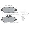 Pastiglie freno TEXTAR 2391503