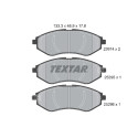 Pastiglie freno TEXTAR 2397406