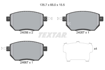 Les plaquettes de frein
