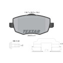 Pastiglie freno TEXTAR 24073 01