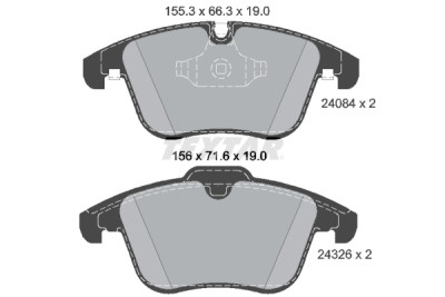 Pastiglie freno TEXTAR 24084 01