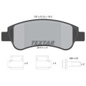 Pastiglie freno TEXTAR 2410101