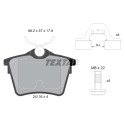 Pastiglie freno TEXTAR 24135 01