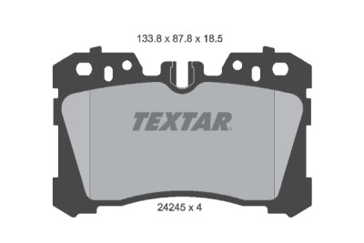 Pastiglie freno TEXTAR 24245 01