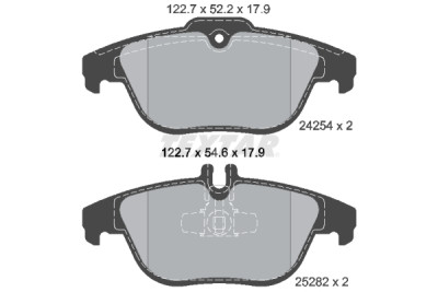 Pastiglie freno TEXTAR 24254 01