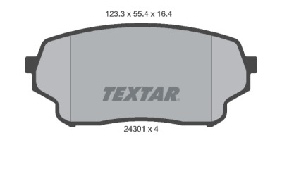 Pastiglie freno TEXTAR 24301 01
