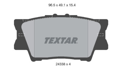 Pastiglie freno TEXTAR 24338 01
