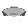 Pastiglie freno TEXTAR 2445201