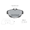 Pastiglie freno TEXTAR 24462 01