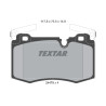 Pastiglie freno TEXTAR 2447801