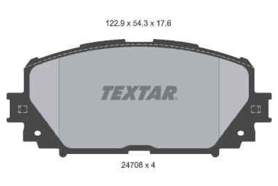 Pastiglie freno TEXTAR 24708 01
