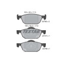 Pastiglie freno TEXTAR 2479601