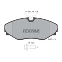 Pastiglie freno TEXTAR 2497101