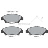 Pastiglie freno TEXTAR 2497901