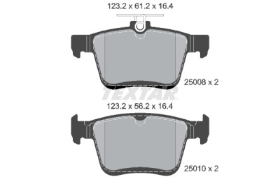 Pastiglie freno TEXTAR 25008 01