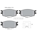 Pastiglie freno TEXTAR 25019 01