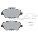 Pastiglie freno TEXTAR 2513402