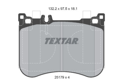 Pastiglie freno TEXTAR 25179 01