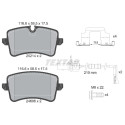 Pastiglie freno TEXTAR 2521402