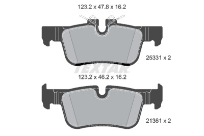 Pastiglie freno TEXTAR 25331 01